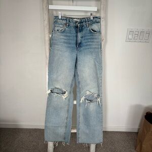 Zara Light Blue Denim Jeans